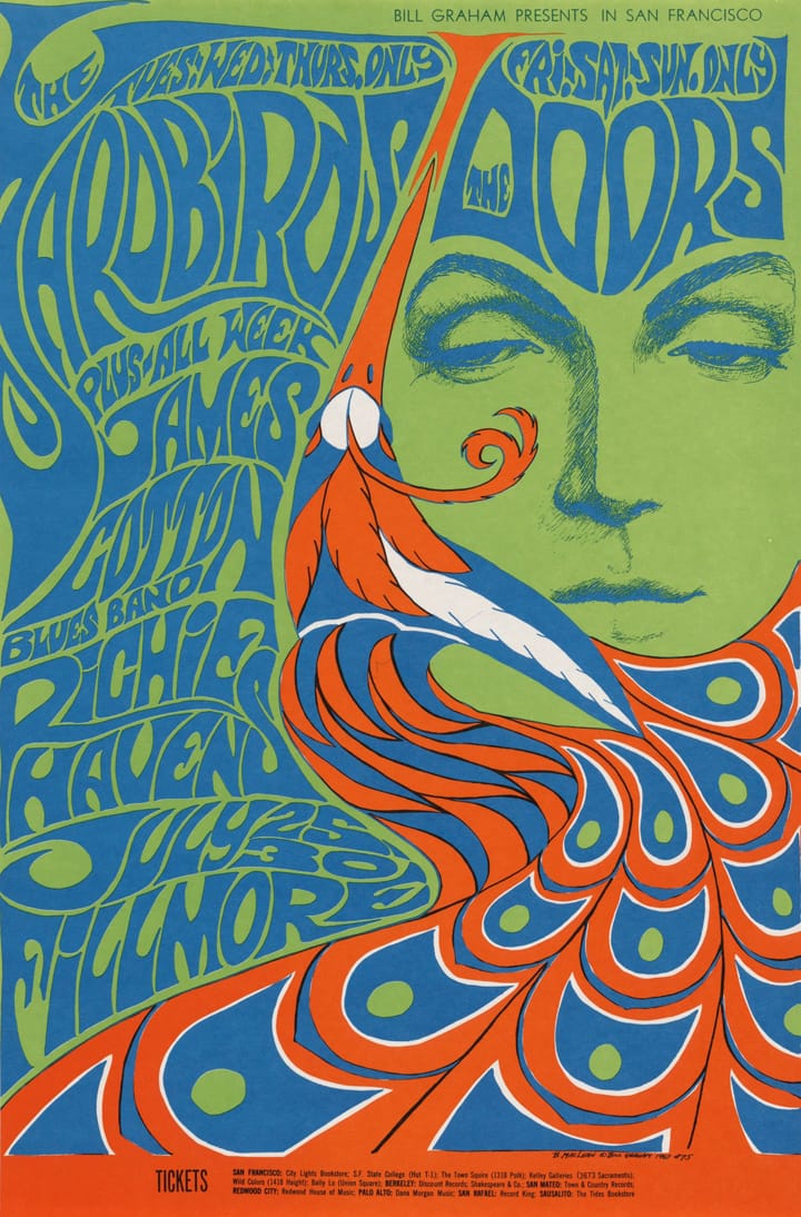 Psychedelic Poster by Bonnie MacLean